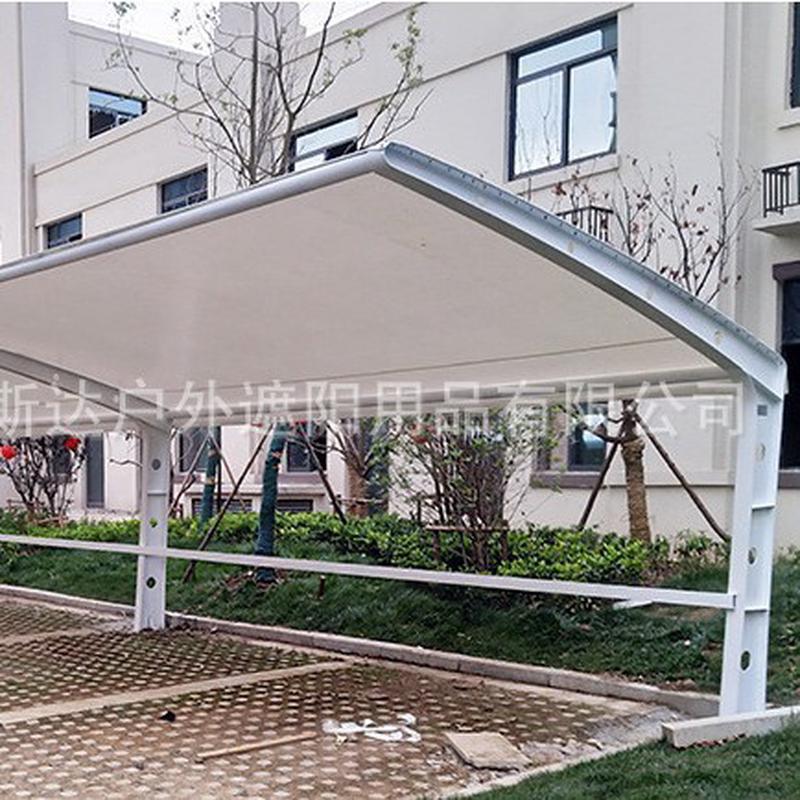 膜结构车棚停车棚户外汽车停车场钢结构雨棚张拉膜景观遮阳棚