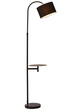 led带茶几落地灯客厅卧室床头沙发置物地灯立式台灯ins无线充电