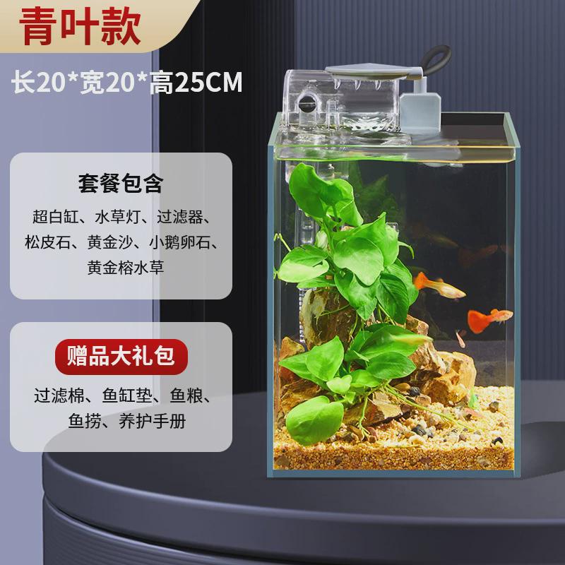 创意生态鱼缸超白造景懒人微景观diy室内迷你客厅生态瓶免换水