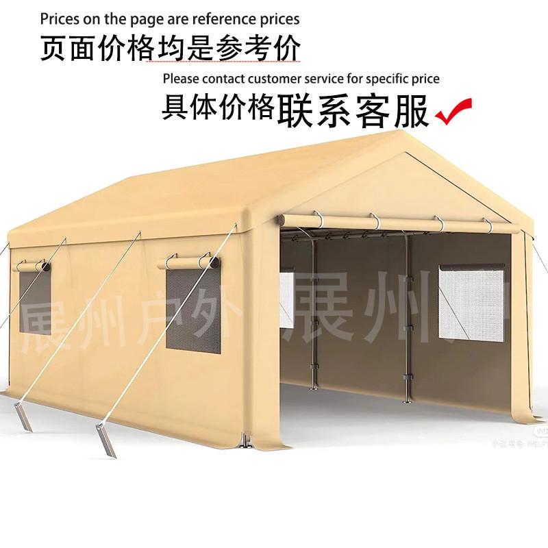 户外重型雨棚住房多功能大型车库帐篷汽车收容所顶篷车棚用于派对