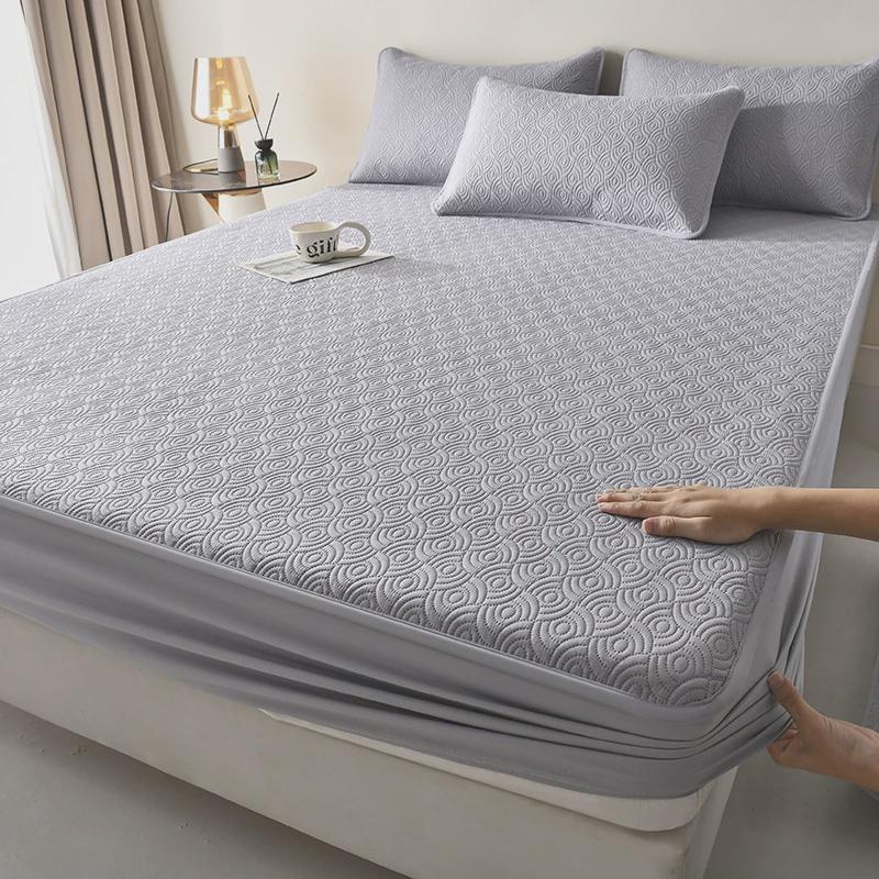 2024年新款水洗棉防水夹棉床笠床上保护套