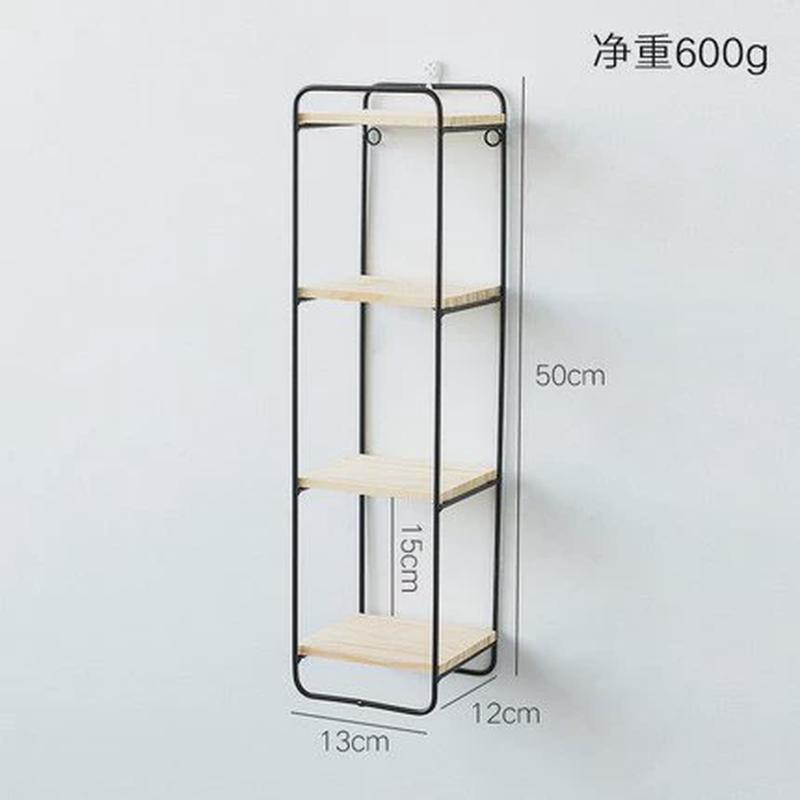 创意简约铁艺墙面家居墙上置物架壁挂长方形隔板客厅卧室ins装饰