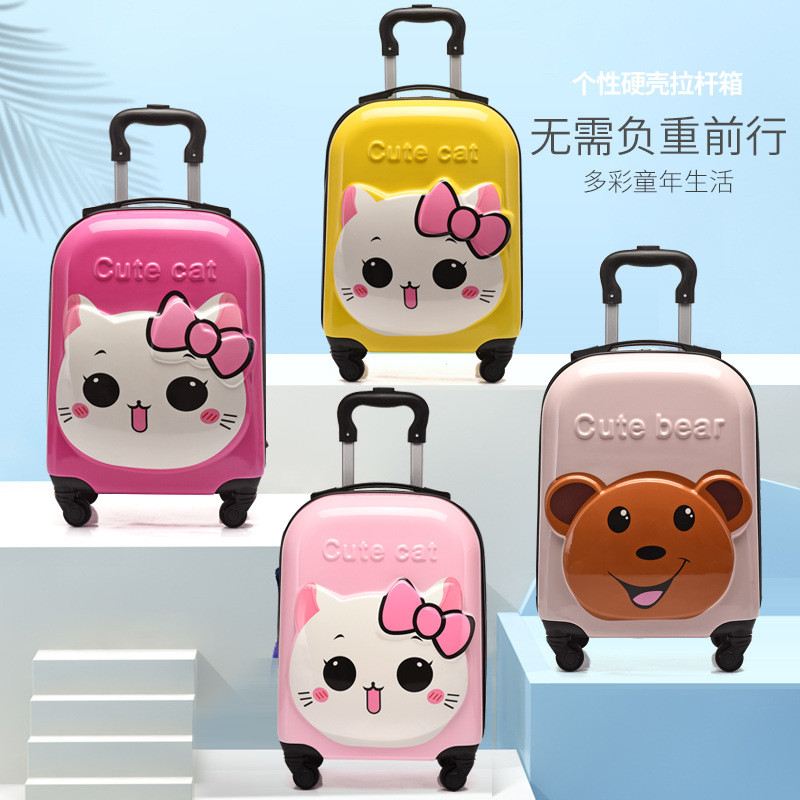 儿童拉杆箱批发卡通18寸行李箱学生密码锁拉杆箱可爱万向轮旅行箱
