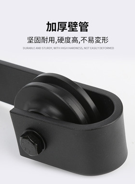 谷仓门吊轨移门轨道室内门厨房门欧式滑吊滑轮五金配件仓谷门吊轮