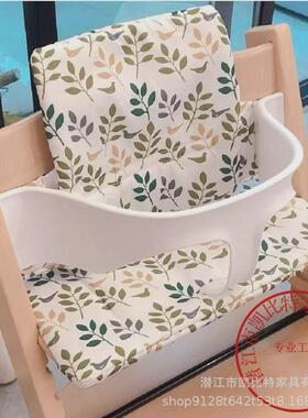 热销14y宝宝餐椅坐垫靠垫星星成长椅坐靠垫子婴幼儿布艺座垫灰色