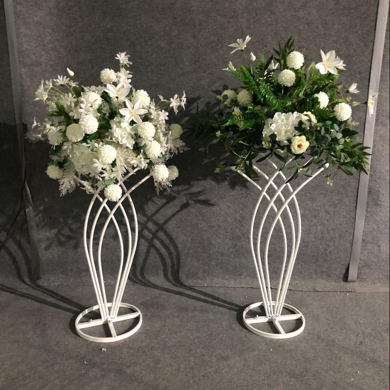 新款花器铁艺美人鱼婚庆路引美人鱼花器婚礼t台路引装饰摆件道具