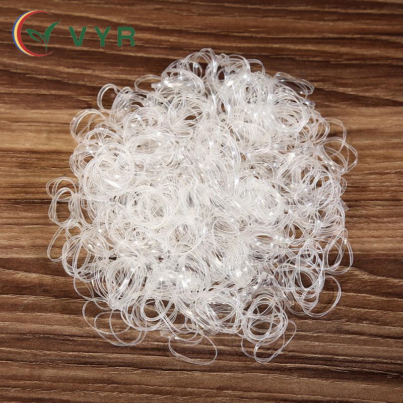 3024tpu透明抗老化一次性头绳橡皮筋强拉不断橡皮圈耐高温防环保