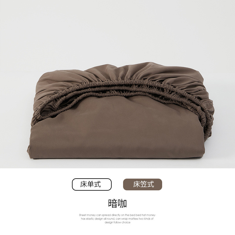 五星级酒店100s全棉加厚磨毛床笠单件床罩防尘罩席梦思床垫保护套
