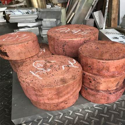 供应锻打紫铜棒红铜棒高精密切割加厚棒无氧t2/t3紫铜大直径