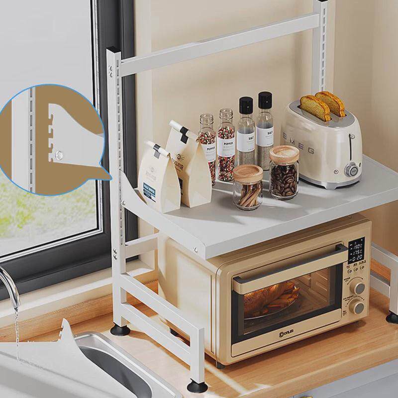 热销置物架多层电锅烤箱支架台面抽屉厨房微波炉架多功能可调节收