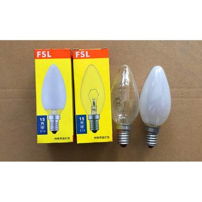 ll佛山照明烛焰灯泡钨丝灯小尖泡蜡烛15w25W40W60W可调光E14螺
