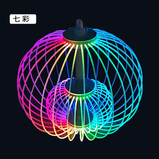 圣诞元旦春节灯笼防水挂树七彩光纤灯笼广场步行街装饰镂空灯笼