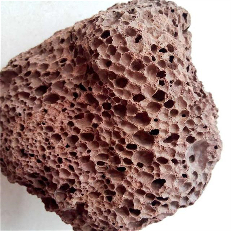 热销厂家供应火山石多肉颗粒土景观铺路鱼缸过滤多孔透气火山石