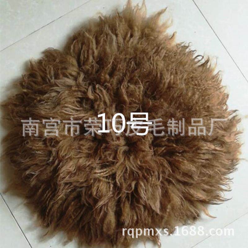 厂家新生儿童摄影卷毛影楼拍照道具毯子纯羊毛毡毯毯毯