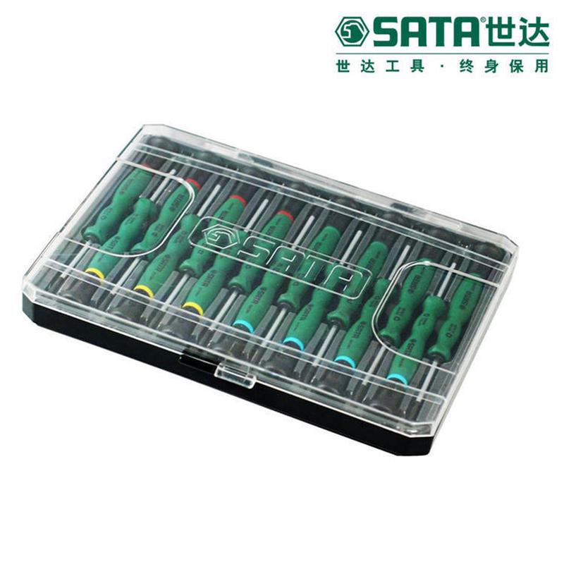 sata/世达工具15件螺丝批微型综合组套09317