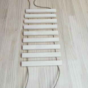 宠物楼梯爬梯实木猫软绳梯爬架猫吊床猫窝麻绳软梯梯子吊桥猫猫批