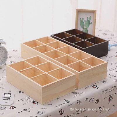 画室笔筒收纳盒油画棒桌面大容量美术画工具盒摆放木盒盒子蜡笔盒
