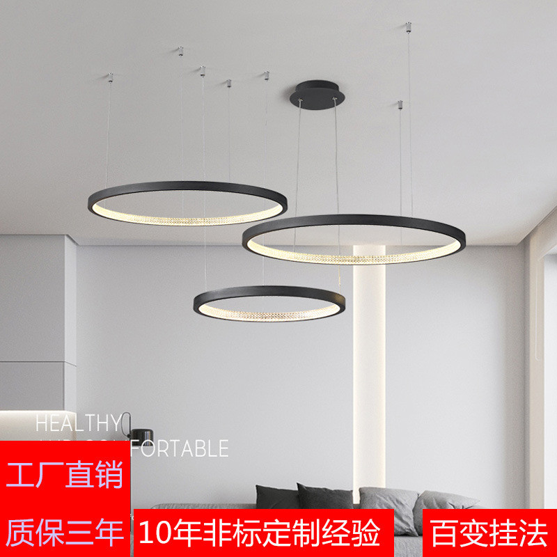 新款简约客厅全铜吊灯现代轻奢艺术北欧灯具创意个性卧室餐厅灯