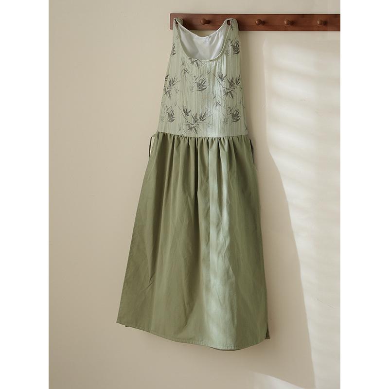 围裙厨房家用轻奢颜值防水围裙高高级感美术生围裙耐脏工作服罩衣