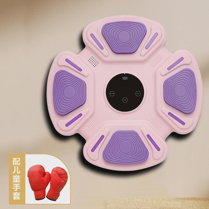 智能音乐拳击机靶墙靶儿童打击反应室内电子家用成人散打训练器材