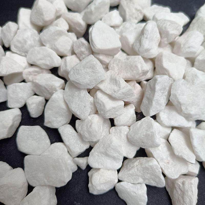 供应纯白色石子水磨石石子微景观白色石子白色碎石卵石洗米石造景
