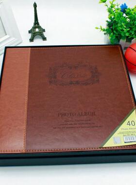 9wor办公膜式自粘5寸/6寸/7寸/8寸/9寸/10/12寸皮面diy覆家庭相