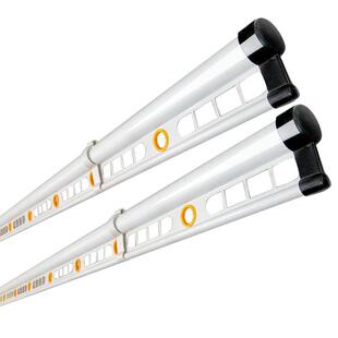 6buj手摇升降晾衣架铝杆子室内晾衣服无配件杆子双杆阳台晒衣架凉