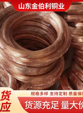 软态铜丝0.3-6mm导电紫铜线半硬全软C1020紫铜线分卷紫铜丝