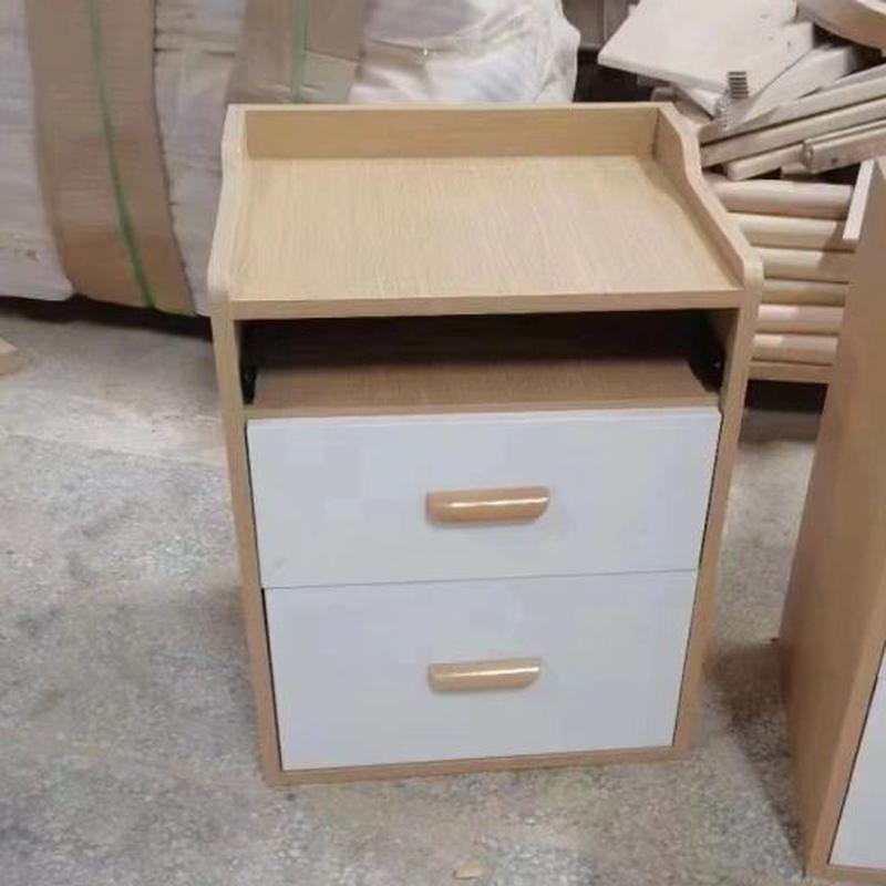 定制现代简约适老化家具家用床头边柜养老院护理床配套木质床头柜