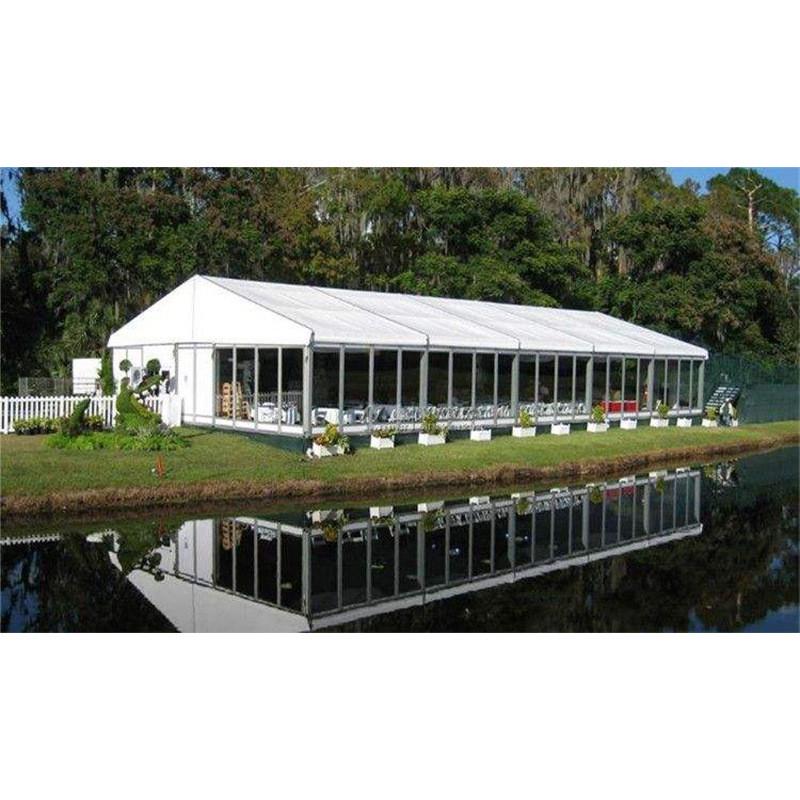 简易搭建人字篷房户外大型展览商会活动婚庆铝合金篷房帐篷生产