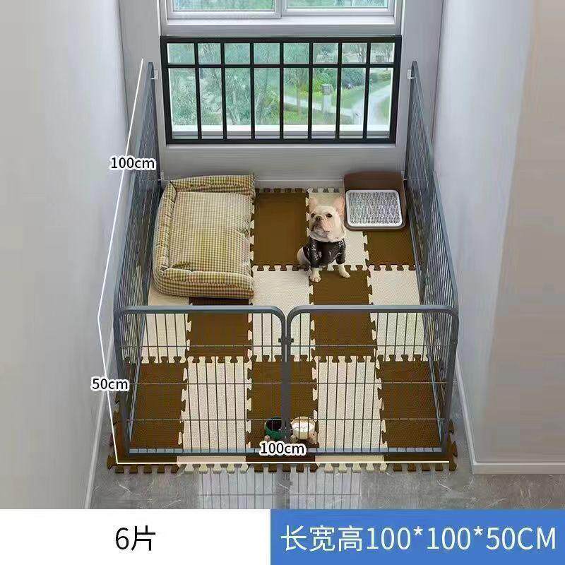 狗狗围栏中犬型超大不锈钢狗狗生活用品金毛边牧家用室内加高笼
