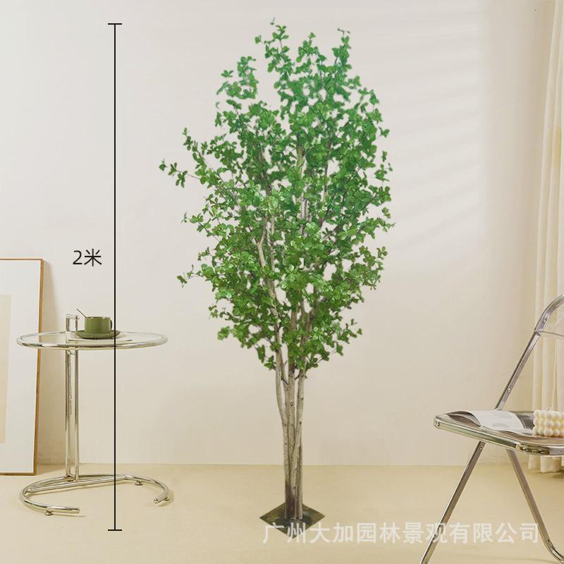 仿真绿植吊钟树造景室内设计橱窗摆件马醉木商场酒店北欧装饰假树