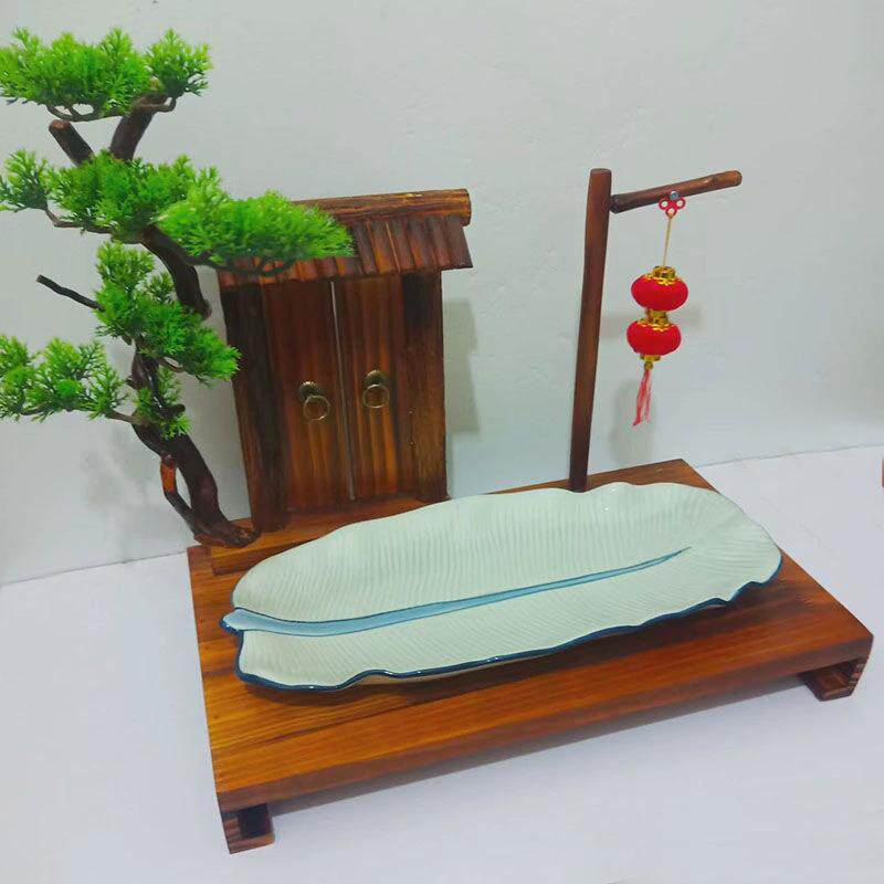酒店创意餐具国风高档会所农家乐明档菜盘摆台意境菜私房菜盘商用