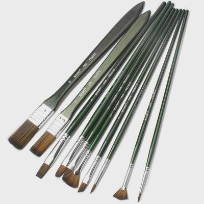 莫奈monet1309尼龙装水粉画笔套装丙烯画笔套装10支毛质绘画