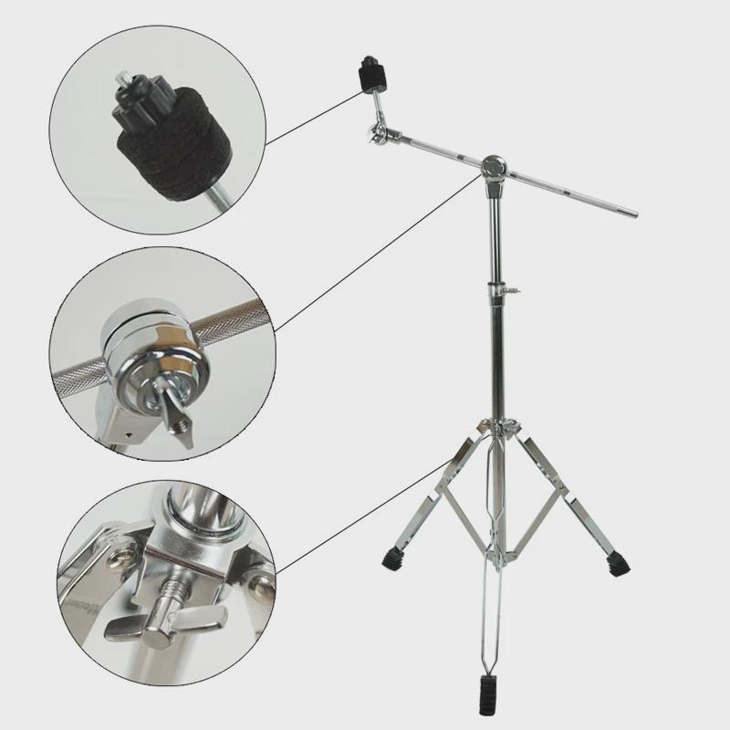 斜直两用镲架叮叮镲片架子鼓吊叉支架擦镲高音手节奏水配件