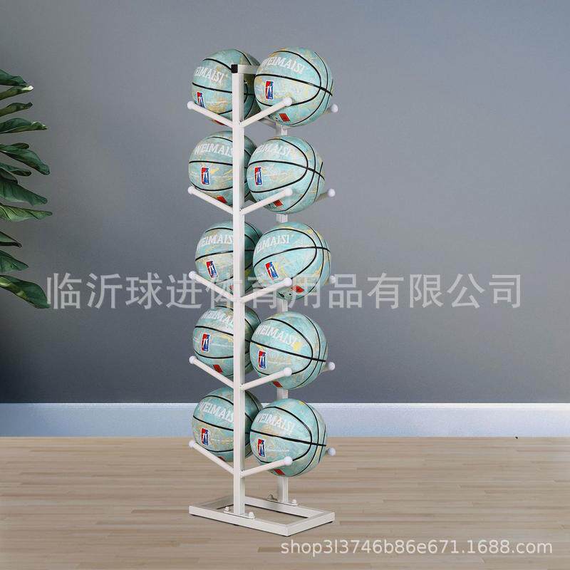 篮球收纳架家用室内简易足球排球整理收纳筐儿童球类摆放置物架子