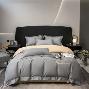 100棉四件套棉床单床上用品三件套被套床笠学生宿舍单人被罩4