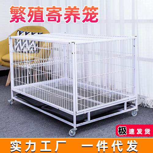 猫笼子三层繁殖笼不锈钢双层宠物店猫舍狗笼子色狗围栏养殖繁殖笼