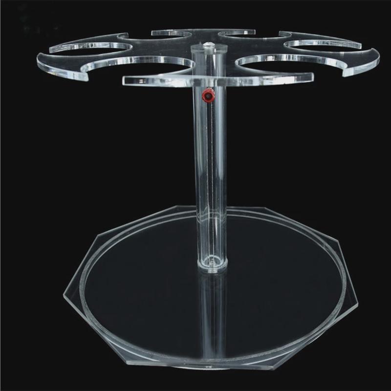 2孔4孔6孔可升降漏斗架有机玻璃梨形分液漏斗架60/125/250/500ml