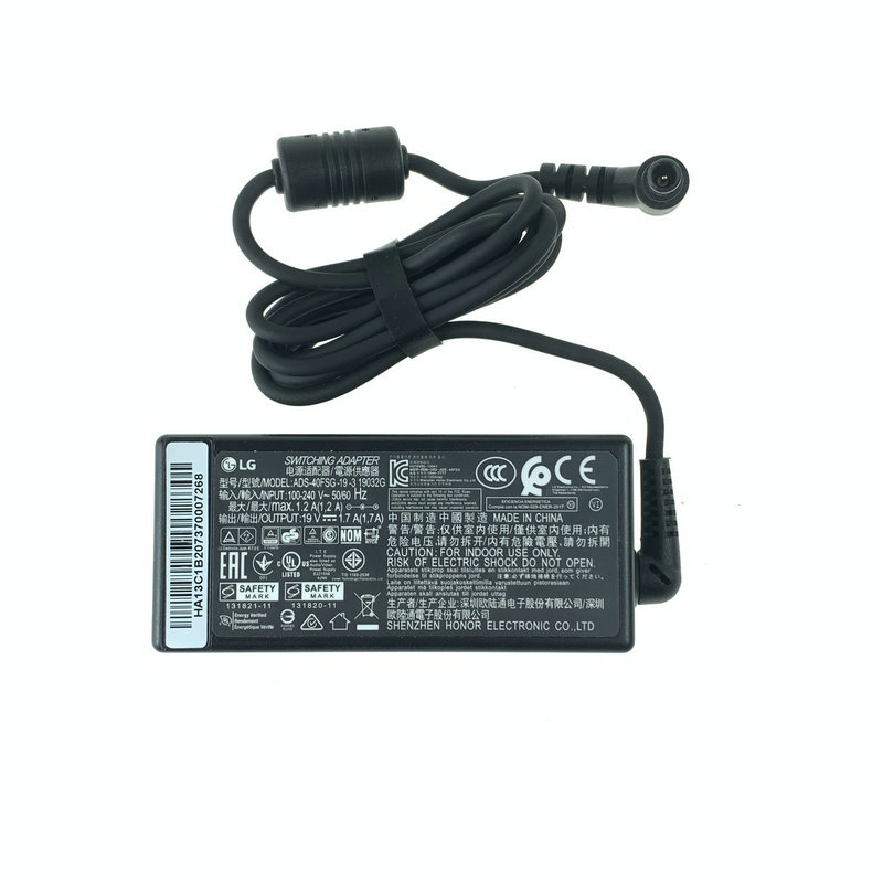 全新LG19V1.7A 27EA33VA 24MP55VQ电源适配器ADS-40SG-19-3lcap21