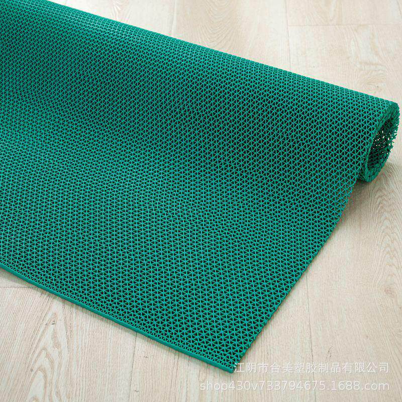 合美防滑垫S型pvc镂空地垫网格塑料卫生间浴室厨房网眼隔水垫子