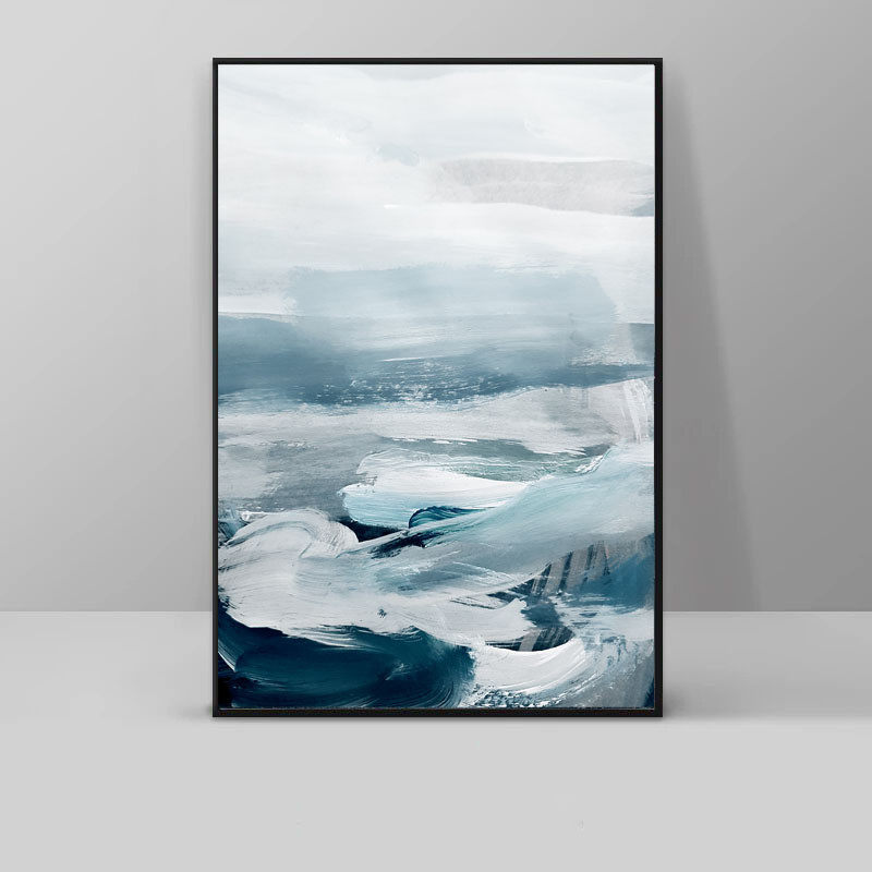 手绘油画现代简约大气玄关纯手工范客厅抽象三联画居家艺术画