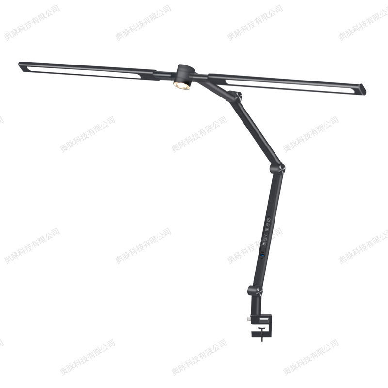 2024新款屏幕多功能夹子灯多轴旋转折叠护眼阅读台灯