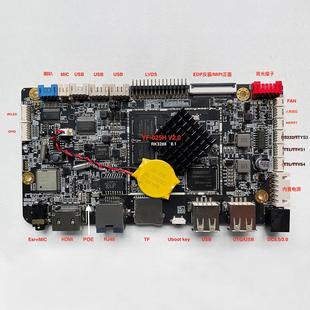 rk3568主控低功耗工控主板thinitx一体机广告机嵌入式电脑主板