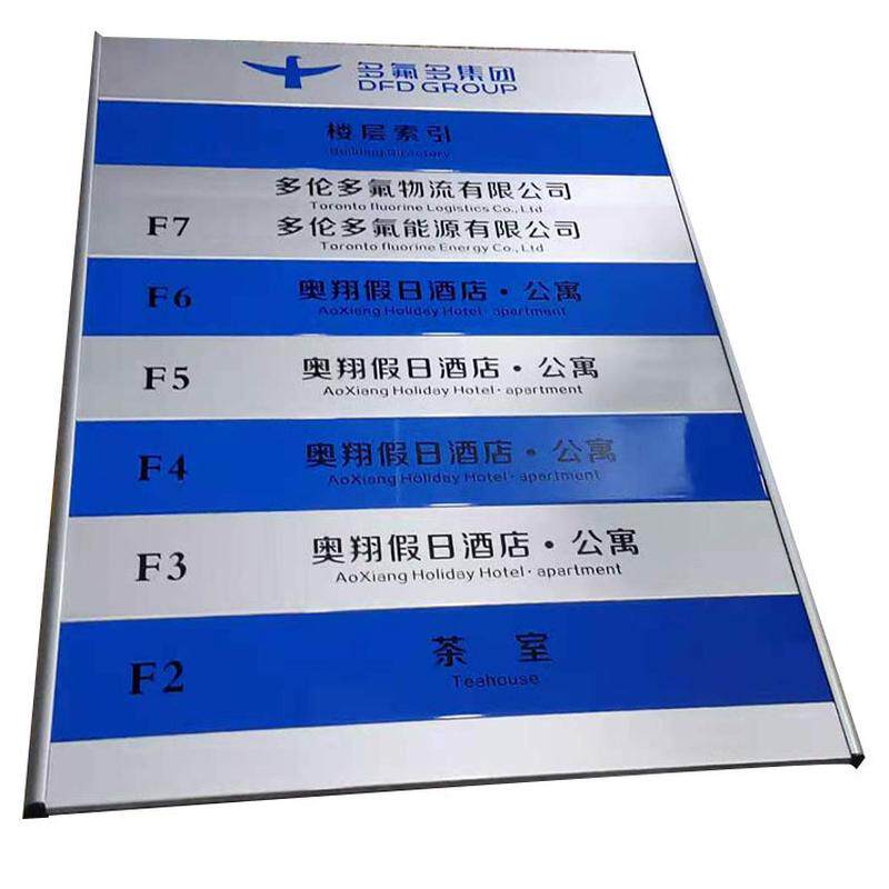 洗手间指示牌去向牌楼层导视牌人员铝合金门牌设备标识牌科室牌