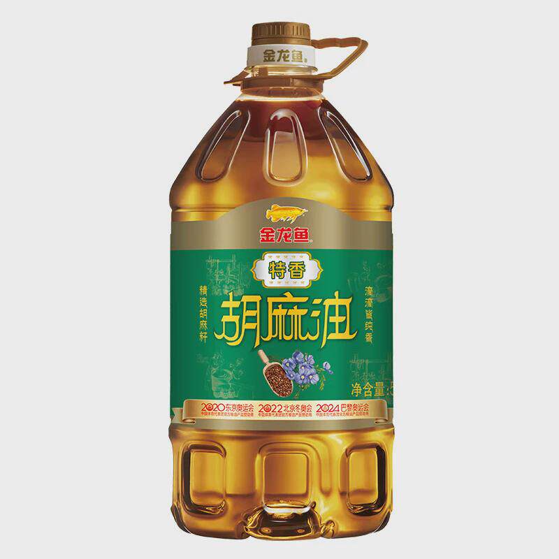 速发ii特香胡麻油 5L 大桶家用胡麻油 地道经典纯香 滴滴纯