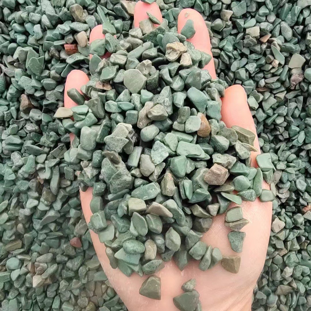 现货绿沸石铺面石除臭防烂根鱼缸底砂吸氨净化绿沸石颗粒沸石卵石