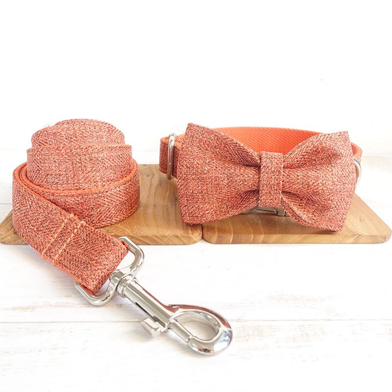 muttco可调节狗项圈防宠物丢失脖套饰品领结蝴蝶结udc-069