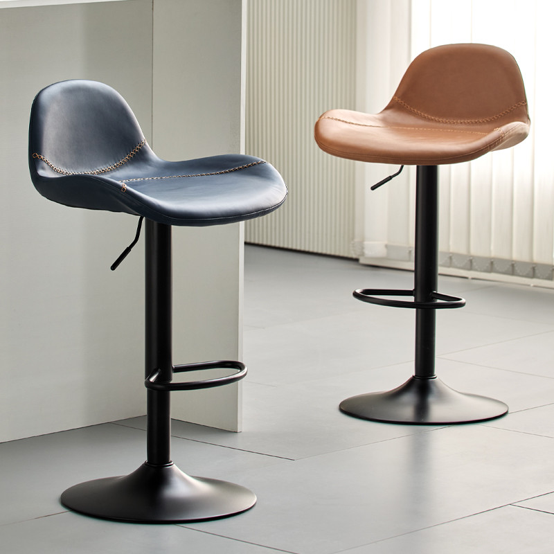 可升降旋转椅前台椅子高脚凳吧台凳吧台椅家用酒吧桌椅碳素钢餐椅
