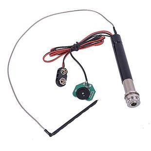 免拾音器原声木吉他音孔拾音器民谣吉它笔管开孔尾钉式拾音器硬棒